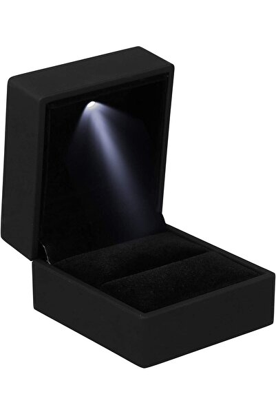 FasekGold Işıklı Yüzük Kutusu Teklif Yüzüğü Kutusu Teklif Nişan Yıl Dönümü Dü...