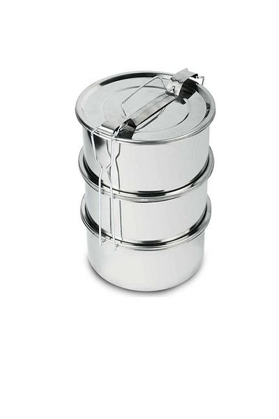Doğuş Pazar Single Cup Steel Storage Set of 3