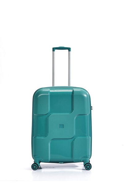 BAGzy C.a.p Polo Poliplan Kırılmaz Unisex Kabin, Orta Ve Büyük Boy 3&#39;lü Valiz Seti