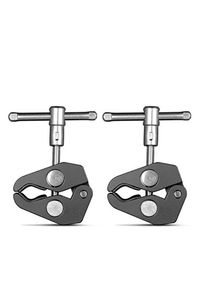 SmallRig 2058 Ikili 1/4"-3/8" Süper Clamp 2'li Seti