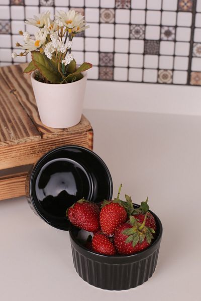 ŞURA MUTFAK 2 Pcs Soufflé Dish Ovenware (10X5CM)