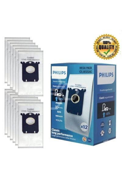 Supurgeavm Pachet de 12 saci de praf compatibile Philips FC8372