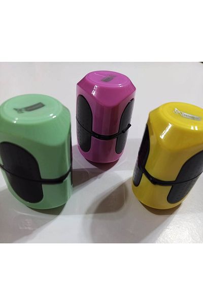 Mikro Three Openers Self Cover Large Chamber Pencil Sharpener (2pcs)