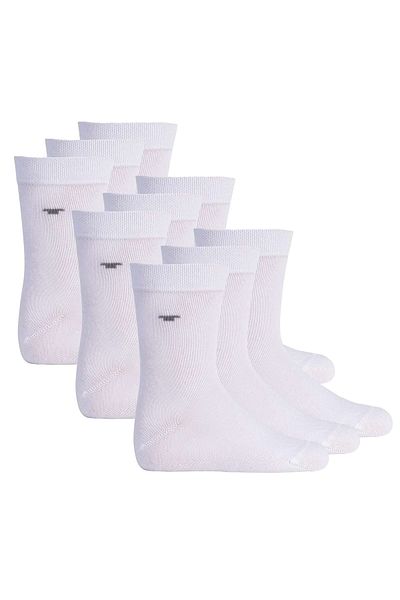 Tom Tailor 9er-Pack Unisex-Kinderstrümpfe – Strümpfe, Baumwolle, Logo, einfarbig