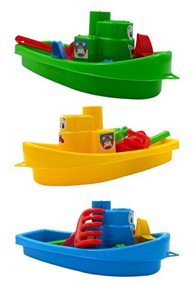 PopŞeker Eğlence Dolu Deniz Maceraları Başlasın! Gemi Temalı 35cm Kum Kovası Seti Ile Plajda Keyifli Oyunlar