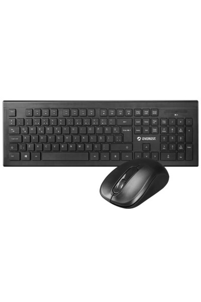 Everest Klavye + Mouse Set Standart Usb Siyah 1600dpi 36464 Km-9675 2881