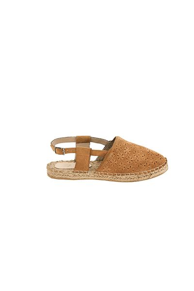 NOOSY Women's Espadrille Leather Handmade Tan