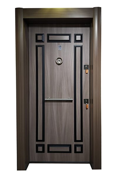 tezwood ahşap kapı sanayi Celik Kapi Tırnaklı Sistem Eskitme Kasalı Kabartmal...