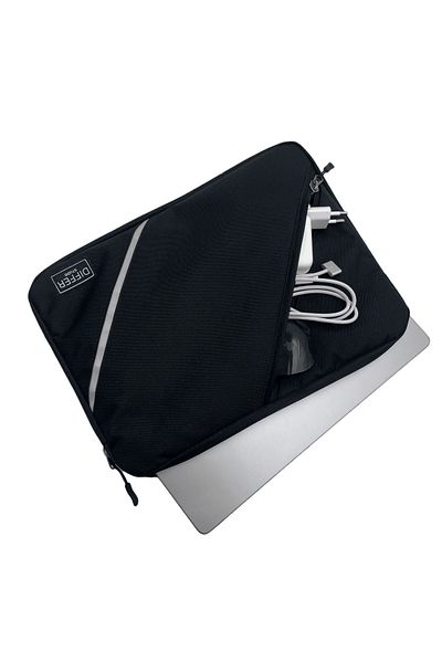 Differ Studio 13-14-15,6'' Inch Black-leather Detailed Unisex Laptop/Macbook/notebook Case/bag