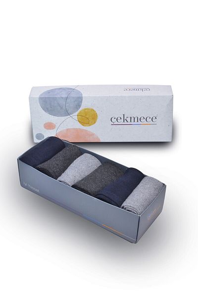 Çekmece Асортимент от 12 мъжки нестягащи чорапи Eyce