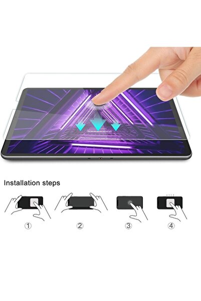 CoverCenter Lenovo M10 Tb-X505F Compatible Tablet Screen Protector Nano Unbreakable Full Containers Glass