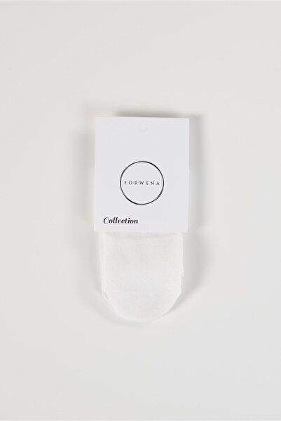 Forwena Колекция бели пайети без шевове дамски получорапи