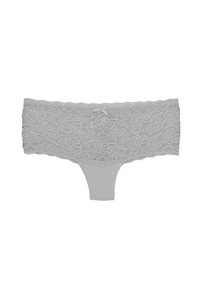 Zena Pantaloni scurti de damă din dantelă albă