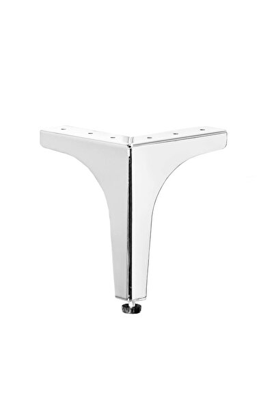 EYM 4 Bucăți Clasă Picior Metal 12,5 Cm Crom Mobilier Picior Scaun