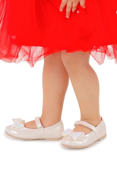 Kiko Kids Mädchen-Ballerinas mit Klettverschluss Aegean 200 Volume