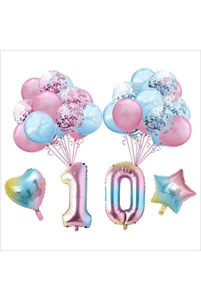 DÜVENCİ TİCARET Çıtıpıtıstore 10 Yaş Balon Seti