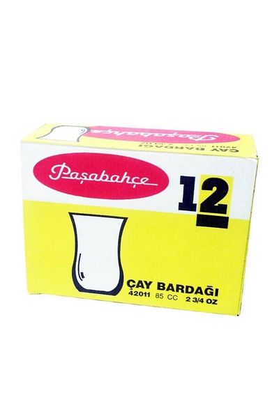 Paşabahçe 42011 85 سم مكعب فنجان شاي 12 قطعة