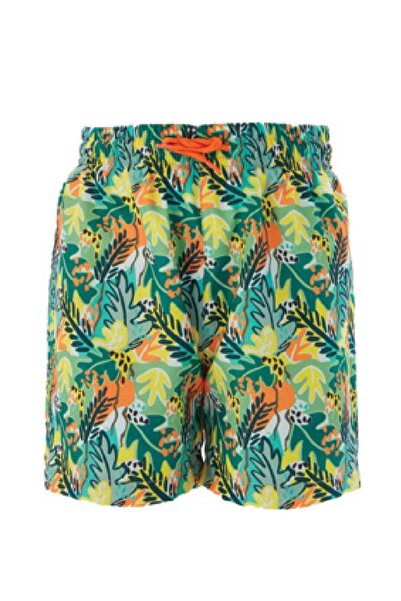 NEOPY Pantaloni scurți de baie pentru băieți, cu imprimare digitală, cu uscar...