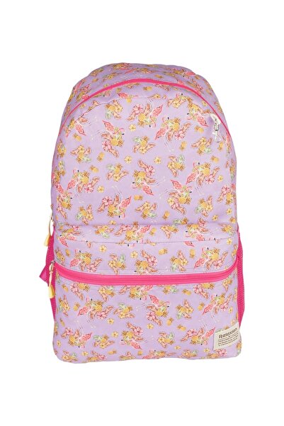 RKY SERENITY Relaxion Lilac Flamingo Figured Kindergarten Primary School Backpack Lunch Box Pen Holder 3-Piece