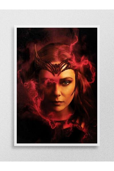 Mudi Store Scarlet Witch Character Poster, Çerçevesiz Tv Film Poster