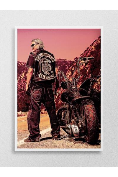 Mudi Store Sons Of Anarchy Movie Poster, Çerçevesiz Tv Film Poster
