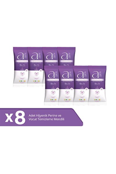 ASAFE A Safe Perine Bölgesi Ve Vücut Temizleme Havlusu X 8'li Gönderim