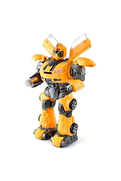 Defatoys Defa Uzaktan Kumandalı Sesli Ve Işıklı Robot 38 Cm Tower Thunder Sarı