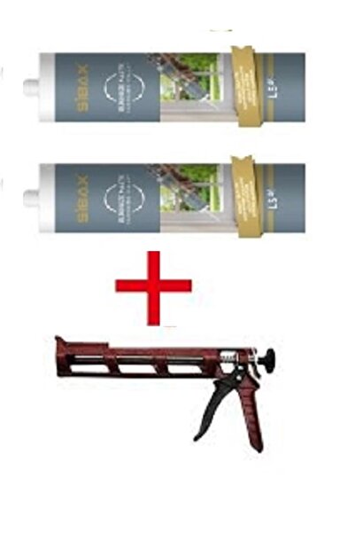 bym yapı Plastik Silikon Tabancası Ve 2 Adet 310 ml 450 gr Goldfix Sılıkonize Mastik Beyaz