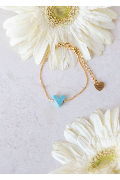CHARMLUCKY Murano Heart Bracelet