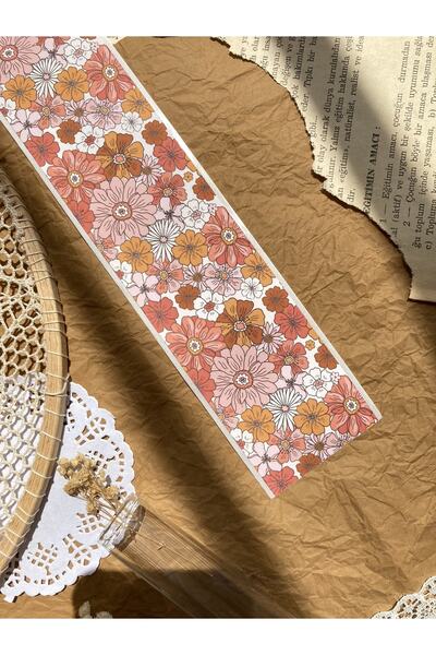 Hume Craft Flower Themed Washi Tape for Bullet Journal and Scrapbook