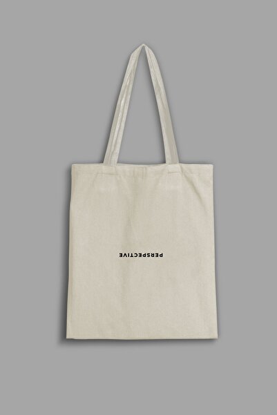 feinas Ακατέργαστη υφασμάτινη τσάντα - Perspective (35x40εκ - 100% Βαμβάκι)