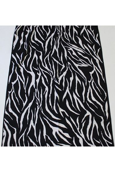 İLKYAZ Şal Mio Jazz cu model animal - negru