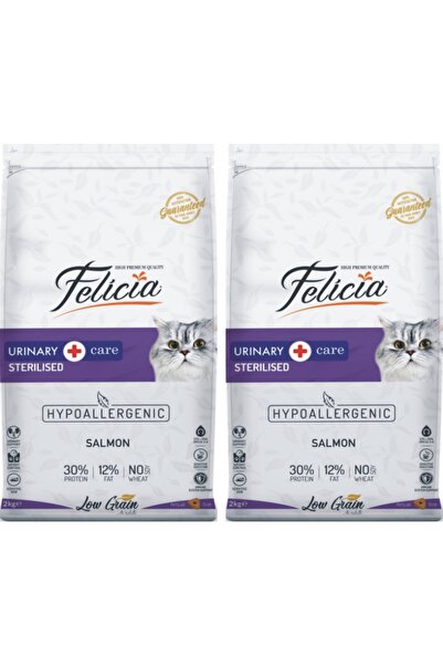 Felicia Sterilised Somonlu Az Tahıllı Hypoallergenic Kedi Maması 2 Kg. X 2 Adet
