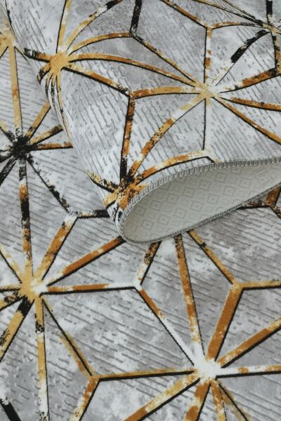 ALgorand Home Χρυσό χρώμα, πλενόμενο, αντιολισθητικό ρολό χαλιού για διαδρομές