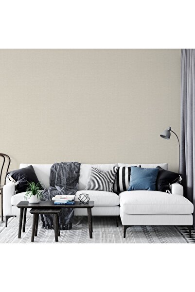 Adawall Alfa Duvar Kağıdı Düz Sade Desenli Non-woven (elyaf Taban) Vinil Kapl...