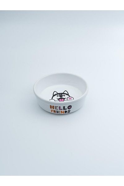 Glipet 2&#39 Washable Ceramic Food and Water Bowl 16cm 400 ml