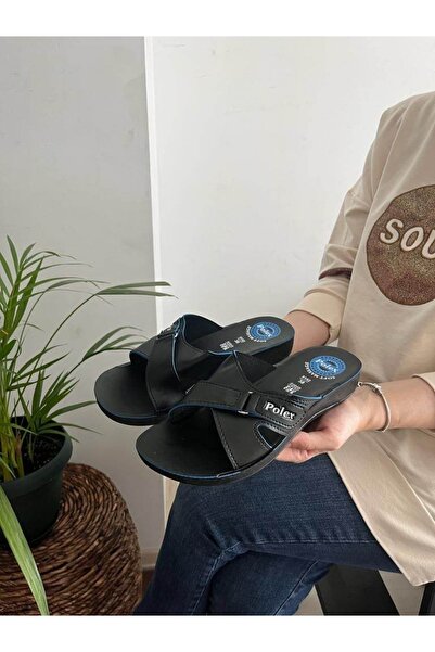 Behtah Kundura Summer Non-Slip Sole Velcro Pattern Colorful Daily Slippers