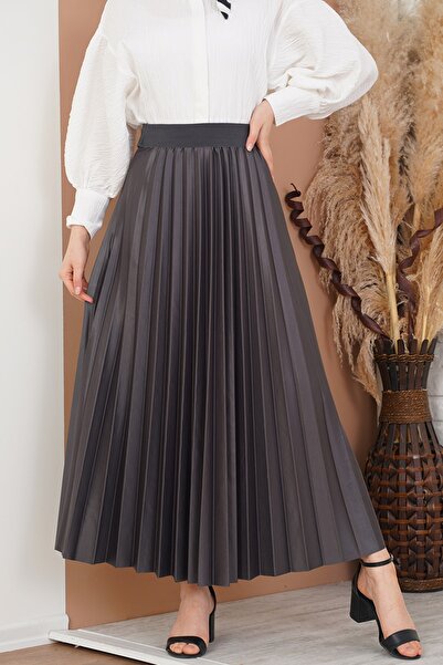 İKLİM LİFE Pleated Plaid Skirt