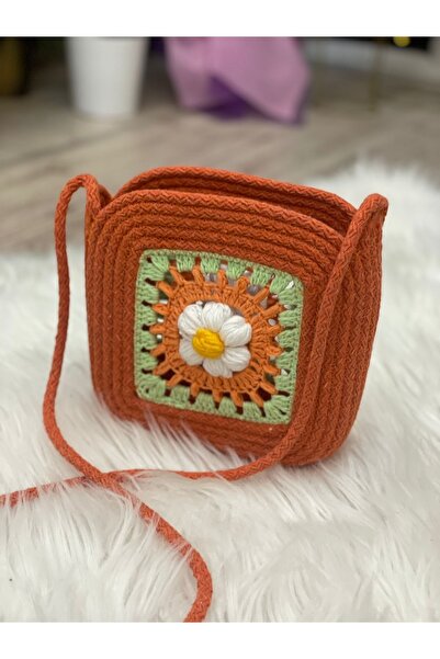 EDOŞ HOME El Işi Jüt Ip Pamuk Makrome Özel Örgü Motifli Özel Dikiş 20 Cm Çapr...