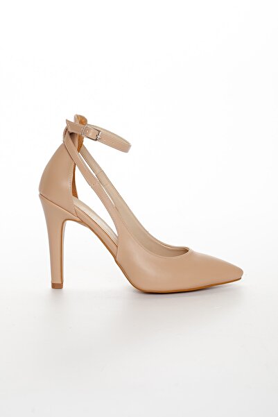 LİLLA Kadın Stiletto Ten Rengi Sivri Ökçe