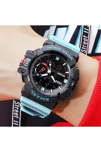 SMAEL 8043 Tkrz Dijital Ve Analog Erkek Kol Saati