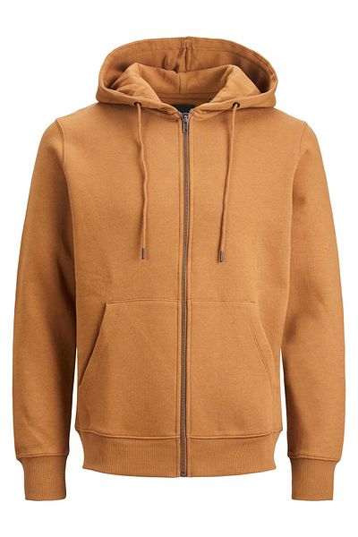 Jack & Jones Jacke Hoodie mit Reißverschluss JJESTAR BASIC SWEAT ZIP HOOD in Regular Fit