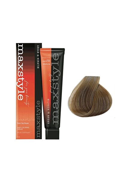 Genel Markalar Maxstyle Argan Keratin Saç Boyası 7.0 Kumral + Sıvı Oksidan