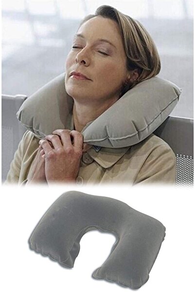 Xnews Seyahat Şişme Araba Boyun Tipi Destekli Ortopedik Uyku Yastık Ergonomik...