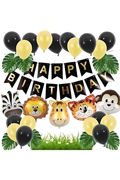 Bkmc Сафарі з фольгою Сафарі тематична прикраса на день народження