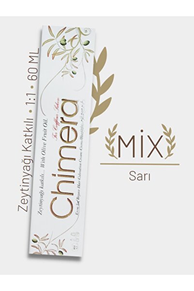 CHİMERA Yarı Bitkisel Saç Boyası No Mix Sarı 60ml