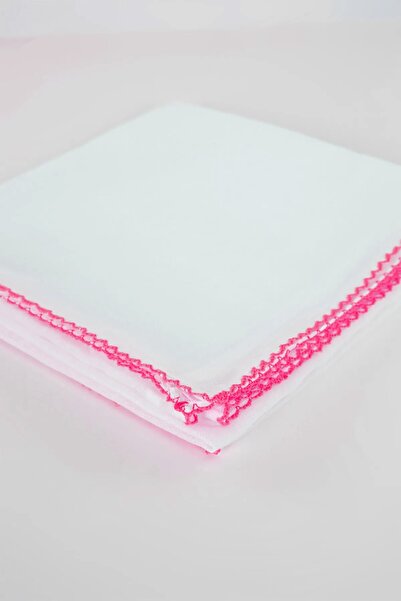 michaeller Tülbent Renkli Pamuklu Kroşeta Oyalı Iç Örtüsü 80x80 Cm