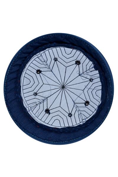 şahinbak Mavi Nal-ı Şerif Takke,takke,kalıplı Takke,mavi Takke ,cami,cübbe,fes T041