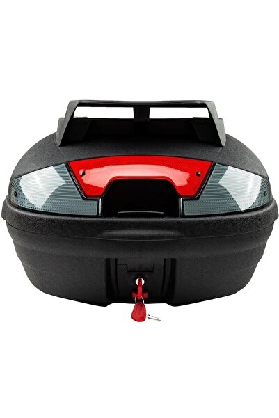 Arwic Motosiklet Arka Çanta Topcase 46 Lt Siyah Sırt Dayamalı