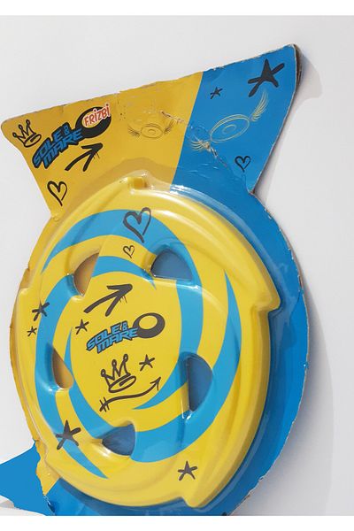 renkli çiçekler Frisbee 25 Cm Throwing Disc Disc Throwing Game